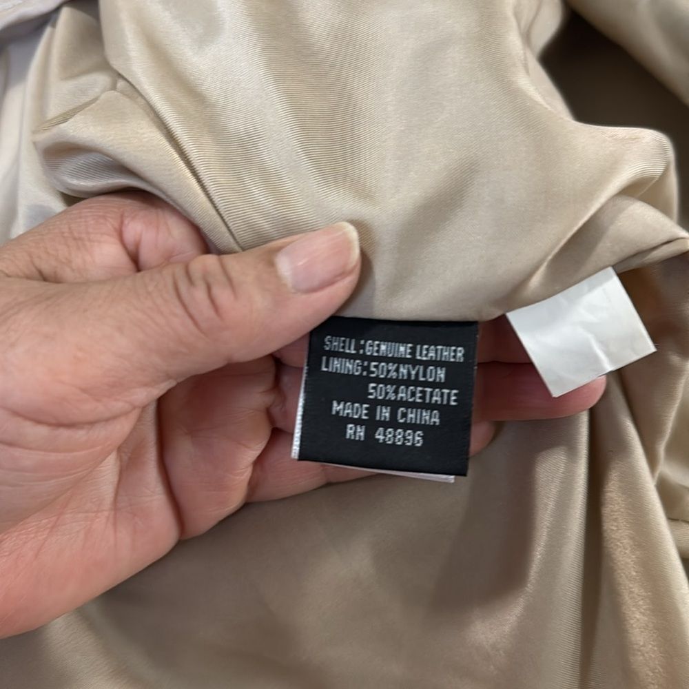 TIBOR LEATHER COAT 100% LEATHER SIZE 2X - Picture 11 of 14